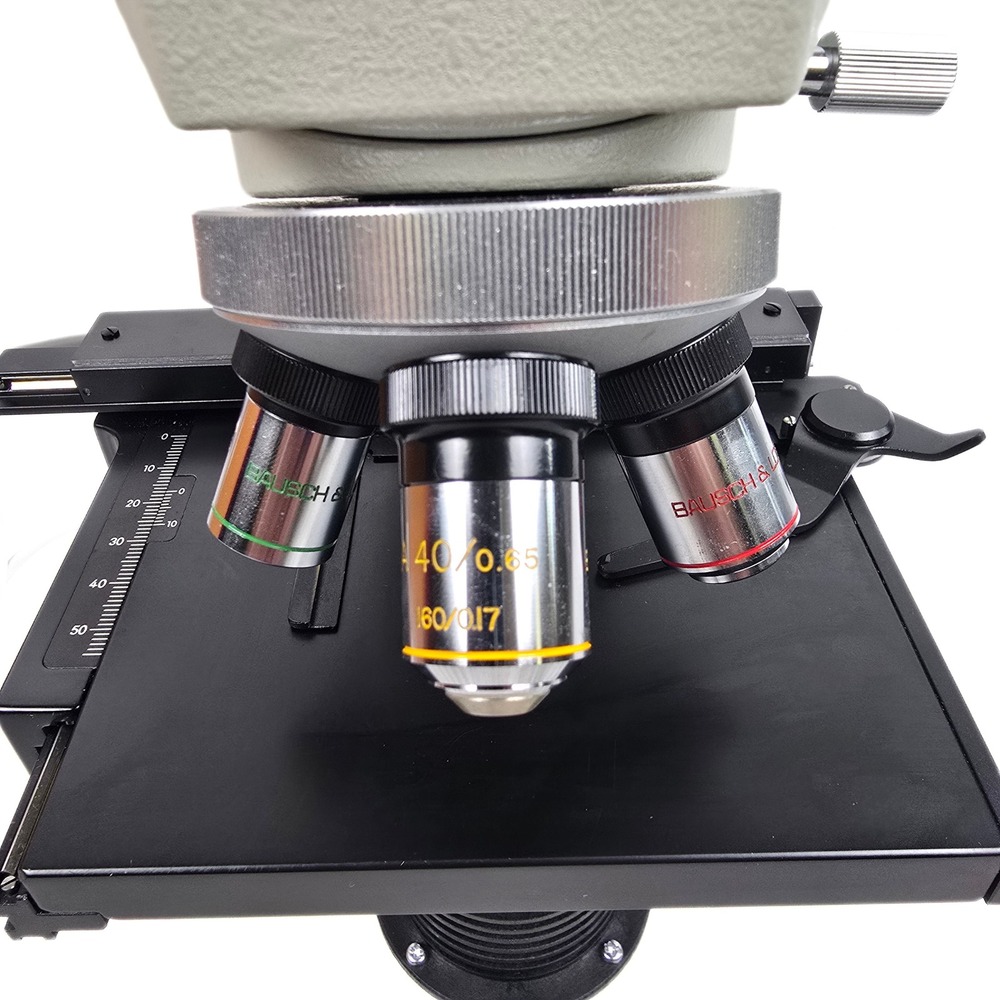 Vintage Bausch & Lomb Galen II Compound‎ Microscope, circa 1980s, Made in Japan. - Picture 7 of 17